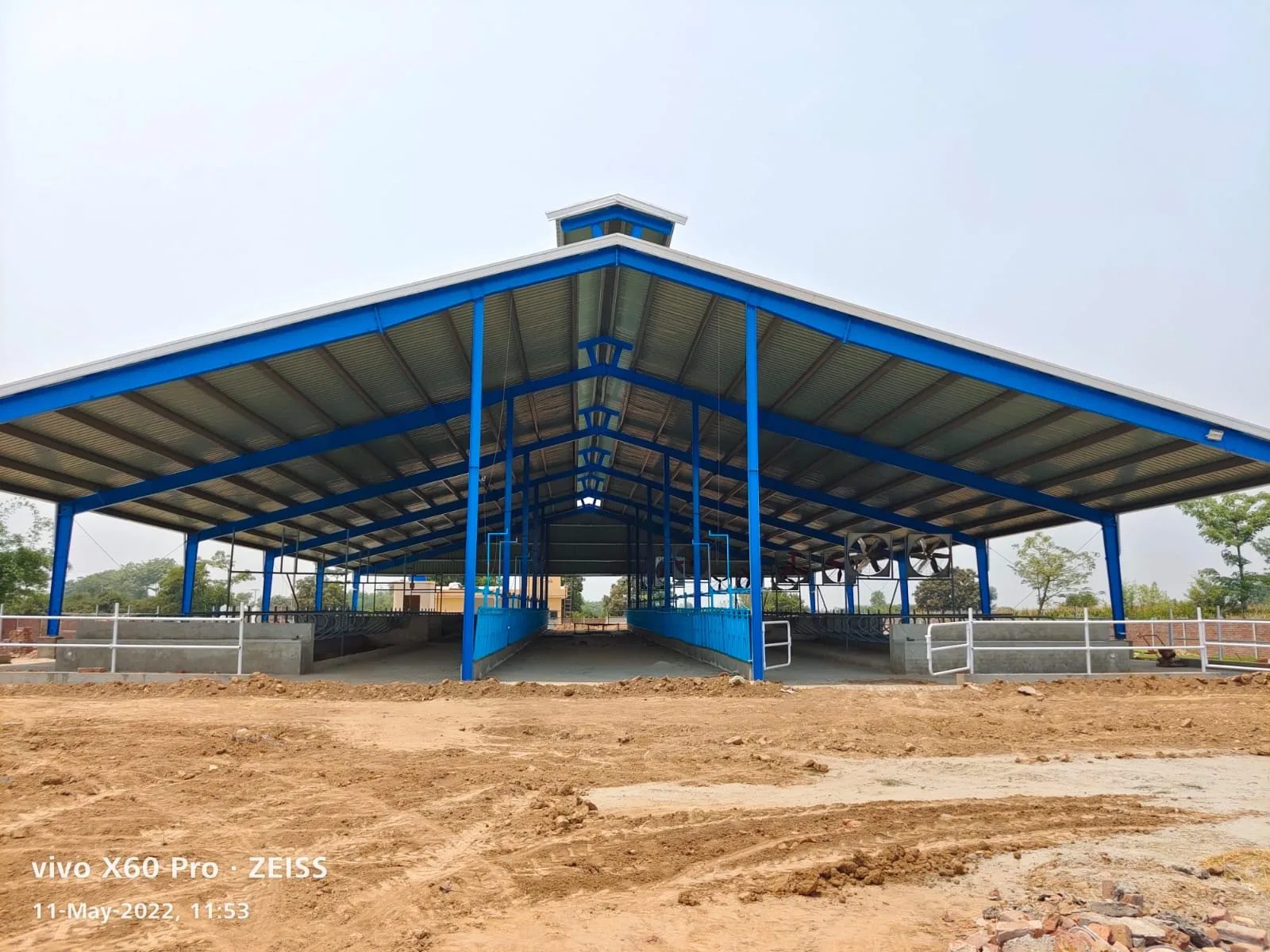Front View of TM Dairy Farm Shed